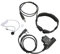 Throat Mic Walkie Talkie Earpiece, Acoustic Tube 2 Way Radio Earpiece with U94 PTT, Tactical Throat Mic Headset for UV 5R BF 888S BF F8HP BF F9 UV 82