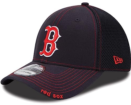 New Era MLB Neo 2 39thirty Stretch-Fit-Kappe für Erwachsene, Unisex, Boston Red Sox, M-L