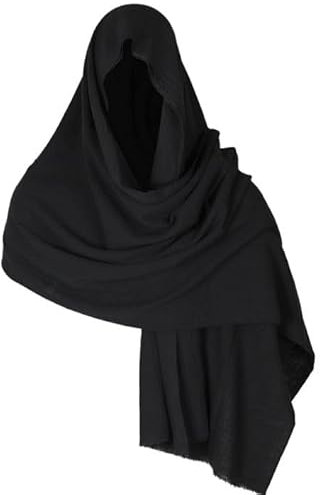 YJZQ Mittelalter Kapuze Herren Halstuch Tuch Kopftuch Umhang mit Kapuze Mittelalterliche Kleidung Damen Poncho Schal für Halloween Karneval Fasching Cosplay Party 230X130 cm