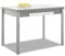ASTIMESA - Mesa de Cocina Extensible - Estructura Aluminio Tapa Laminado - Color Blanco - Ideal para Espacios Pequeños - Medidas: 90 x 50 cm - Extensible: 140 x 50 cm