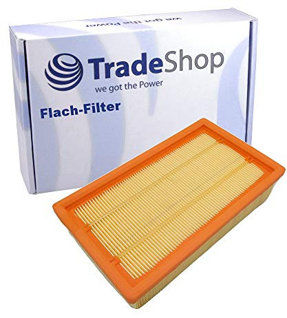 Trade-Shop Filtre plissé plat compatible avec Kärcher NT 30/1 Tact L, NT 30/1 Tact Te H, NT 30/1 Tact Te L de rechange pour 6.907-242.0, 6-904-360.0