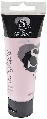 Homéa, Peinture Acrylique en Tube 75Ml Rose Pastel