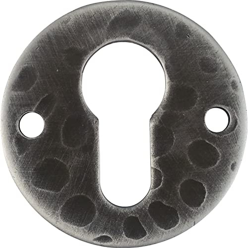 SCHÖSSWENDER 2.77.1880 Zylinderrosette Elga PZ, ø 52 mm, Höhe 3 mm, schwarz passiviert,