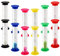12 Pièces Sablier Minuterie,Sabliers Colore,30 Secondes, 1 Minute, 2 Minutes, 3 Minutes, 5 Minutes, 10 Minutes, Sablier Enfant pour le Nettoyage des Dents, L'éCole, La Cuisine,la Décoration Intérieure