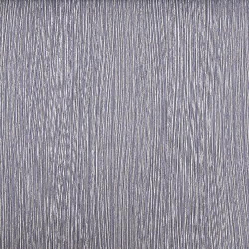 SOPHIE LAURENCE Charcoal Striped Wallpaper - Plain Textured Non-Woven Vinyl - Paste The Wall Wallpaper for Living Room