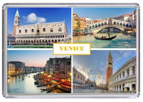 Venice Italy Souvenir Acrylic Fridge Magnet (Standard: 70x45mm)
