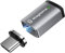 Magtame Adaptateur magnétique USB-C mâle vers USB-C Femelle, Charge Rapide 240W, Transfert de données USB2.0 480Mbps, Compatible avec ROG Ally, Steam Deck, Switch, Accessoires Phone 15/15 Pro Max