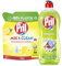 PRIL-Set 1x Original Konzentrat Mix & Clean Zitrone (1x 120ml) & 1x Original Limette (1x 675ml), Handgeschirrspülmittel-Set mit höchster Fettlösekraft, für sauberes Geschirr