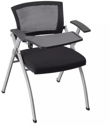 Chaises Tablette Fauteuil Bureau Chaise De Conférence Pliante avec Bloc-Notes Chaise De Conférence d'entreprise Chaise De Bureau pour La Maison Et Le Bureau