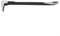 zeroupshop Lot de 4 extracteurs de clous et de pied-de-biche, mini barre utilitaire et pince de charpentier de 250 mm (C)