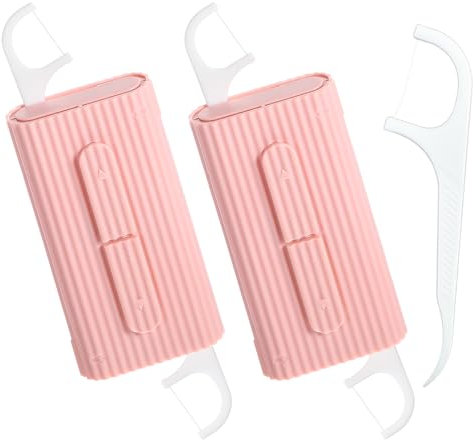 Lot de 20 distributeurs de fil dentaire portable avec bâtons de fil dentaire pour adultes, étui de voyage pour nettoyer les dents et les soins bucco-dentaires, boîtes rechargeables pour dîners