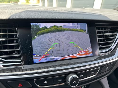 Generisch Rückfahrkamera für Opel Insignia B, 7 Zoll, 720p, CMOS, Weitwinkel, RCA, Nachrüstung, Plug-and-Play, Einparkhilfe, Anzeige auf Radio/Navi-Display