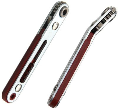 2-Piece Mini Ratchet Wrench Set, Drive Right Angle Ratchet Screwdriver and Offset Screwdriver, High Torque Bit Ratchet with Reversible Drive Handle for Hex Shank Drill, Screwdriver Bits