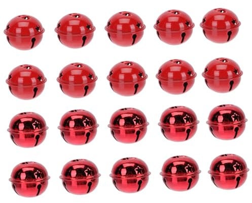 MAGICLULU 20stücke Hängeglocken Für Weihnachten Dekorative Weihnachtsglocken Weihnachtsglockenschmuck DIY-glöckchen Weihnachtsanhänger Für Zuhause