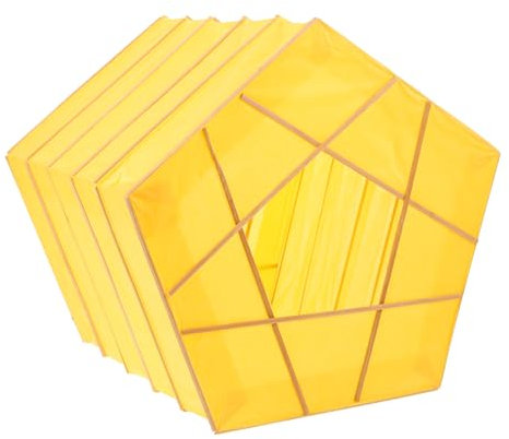 Toddmomy LED Lampenschatten Nachttisch Lichterketten Wand house decoration holzbau Beleuchtungszubehör Holzstruktur Origami-Lampenabdeckungszubehör plissierter Lampenschirm Papier