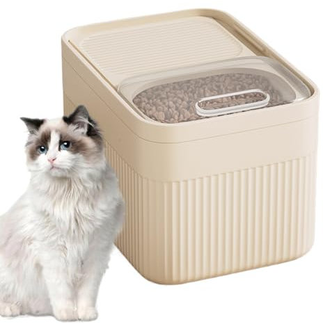 Contenedor hermético de almacenamiento de alimentos para mascotas, contenedor hermético de comida para perros, contenedor de almacenamiento de alimentos para perros y gatos, contenedor organizador