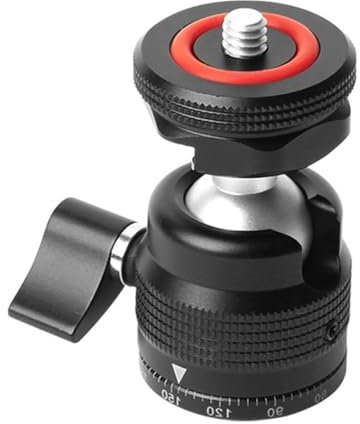 Aluminiumlegierung Ballhead Kamera Stativ Ersatzteil PTZ Füllhellklammer Mehrzweck