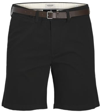 JACK & JONES Herren Chinoshorts Kurze Hose Adam Belted Chino Shorts Regular Fit
