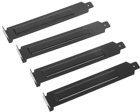 CONGARTENO 20pcs Pci Slot Blanking Plates with Ventilation Dustproof Metal Covers for Computer Cases and Graphics Card Expansion Slots Black