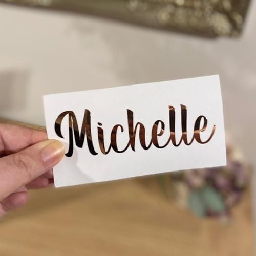 Custom Name Sticker 3D UV DTF Transfer Personalized Name Sticker Compatible for Glass Cups Laptop Water Bottle Car Notebooks DIY Crafts