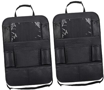 Parliky 2piezas Bolsa De Almacenamiento Para Asiento Trasero De Coche Unidades De Oxford Organizadora Para Coche Bolsa