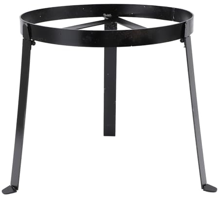 Eujgoov Professional Folding Campfire Tripod Grill Stand, Iron Heavy Duty with Unique Design for BBQ, Camping and Outdoor Cooking
