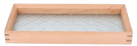 Plateau Baignoire en Bois de Hêtre, Résistant à la Pression, Design Élégant et Polyvalent - Accessoire Idéal pour Bain, Café, Thé et Rangement