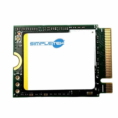 SIMPLETEK - SSD Interno M.2 NVME PCI 4.0 2230 da 256GB TLC Gen4 | Compatibile con Lenovo Legion Go Compatibile con Microsoft Surface