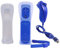 CaaWoo Manette de Wii et Wii U de Jeux Motion Plus Accélérateur de Jeux Télécommande Elégents pour Multijoueurs avec Housse de Protection (Bleu foncé)
