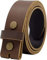 Ashford Ridge 40mm Gürtel aus Vollnarbenleder mit Druckknöpfen - Braun mit Messing Nieten - 110cm (125cm Gesamtlänge)