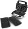 Tefal SW7011 Snack XL Sandwichmaker & Waffeleisen | 2 antihaftbeschichtete Plattensets | Extra tiefe Form | Platten sind spülmaschinengeeignet | Inklusive Rezeptheft | 850W | 27.6 x 23.8 x 9.8 cm