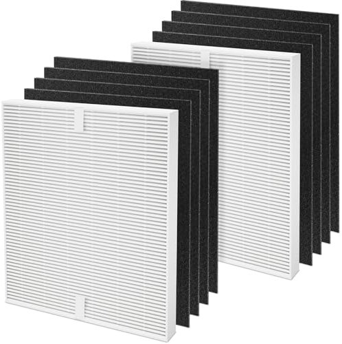 Colorfullife AP-1512HH True HEPA Replacement Filter H13 Compatible with Coway Airmega AP-1512HH Air Purifier and Airmega 200M Air Purifier, Item NO #3304899 (2 HEPA + 8 Carbon Filters)