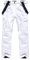 HOTIAN Herren Skihose Hosenträgerhose Outdoorhose Snowboardhose Winter Wasserdicht Warm Abnehmbare Hosenträger Skilanglaufhose Thermohose Wanderhose Ski Pant White XL