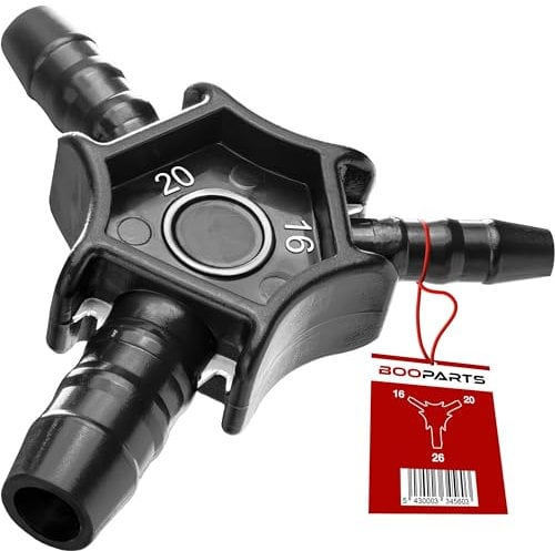 BOOPARTS - svasatore multistrato/calibratore per tubo multistrato con diametro 16-20-26 - alesatore PEX-AL-PEX multistrato con impugnatura ergonomica, strumento multi-diametro.
