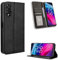 BellaCase TCL 50 5G Coque [Étui Portefeuille] [Fonction Support] [Slots pour Cartes] [Couverture à Rabat Magnétique] Compatible avec Le Smartphone TCL 50 5G(Noir)