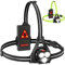 Lauflicht mit Reflektoren，500 Lumen Lauflampe Sport，USB Wiederaufladbare LED Brustlampe Laufen，120° Einstellbarer Abstrahlwinkel Running Light,Wasserdichtes Licht joggen für Läufer Joggen Camping