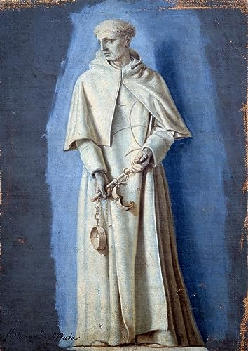 SYlale Ölgemälde Wandkunst Bilder Poster Wandkunst Saint Jean De Matha Stehende Halteketten von Laurent De La Hyre Drucken Ölgemälde für Wanddekoration 60x90cm