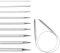 9 Pcs Stricknadeln,Stricknadeln Rundstricknadel Set,Rundstricknadeln für Socken,Stricken Anfänger Knitting,Stricknadel Austauschbar Needles,Rundnadel Strick Aluminium,Rundstricknadel-Set Strickset