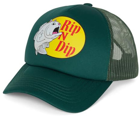 RIPNDIP Catfish Trucker Hat - Light Olive