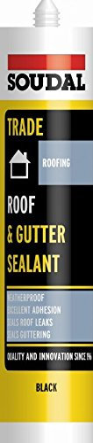 Soudal Black Roof & Gutter Sealant 300ml
