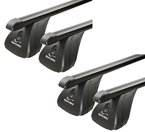 4 Stangen Dachträger AURILIS Original kompatibel mit Volkswagen kompatibel mit VW T5 ab 03 Stahl