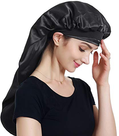 Alnorm Large Satin Cap for Braids, Natural Hair, Curly Hair Sleeping
