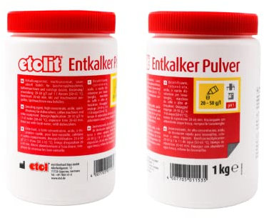 Etolit Entkalker pulver Dose 1 x 1000 g