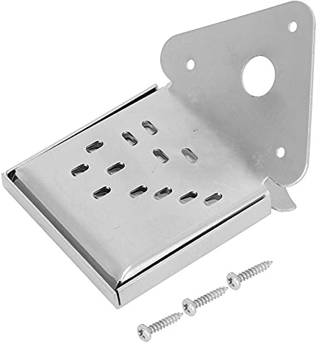 Cordiera per mandolino in acciaio, sostituzione del copricapo per mandolino cromata, per corde per 8, 10 o 12, stile versatile, accessori da gioco