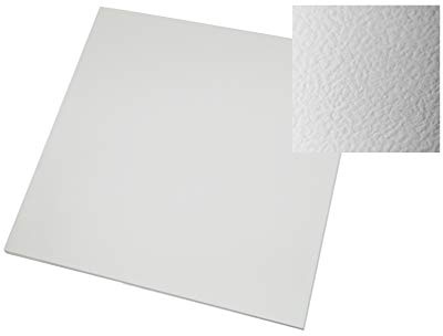 Craft UK 12 x 12 inch 300 GSM 2356 12X12 Hammered Card, White