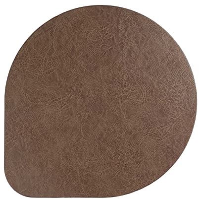 ASA 78402076 Tischset, Kunstleder, Nougat, 36,5x36,5cm (rund)