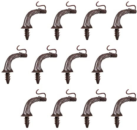 jojofuny 12 Stücke Kunststoff Kürbis Stiele Kürbis Vorbauten Halloween Dekoration für Halloween DIY Basteln se Herbst Erntedankfest Deko