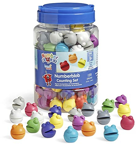 hand2mind Numberblocks Numberblob Counting Set, Math Counters, Educational Math Manipulatives, Numbers for Toddlers, Preschool Learning Toys, Counting Manipulatives for Kindergarten
