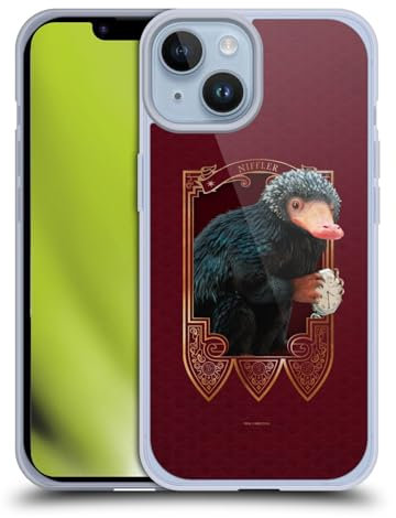 Head Case Designs Offizielle Fantastic Beasts and Where to Find Them Niffler Tiere Gel Handyhülle Hülle [Militärischer Schutzgrad] Kompatibel mit Apple iPhone 14