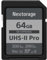 Nextorage SD Karte 64GB UHS-II SDXC, japanische speicherkarte datenspeicher SD Card, Kamera Zubehör für Nikon/Canon/Sony/Fujifilm/Nintendo Switch, F2PRO NX-F2PRO64G